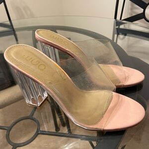 Ego Clear Peep Toe Sandals